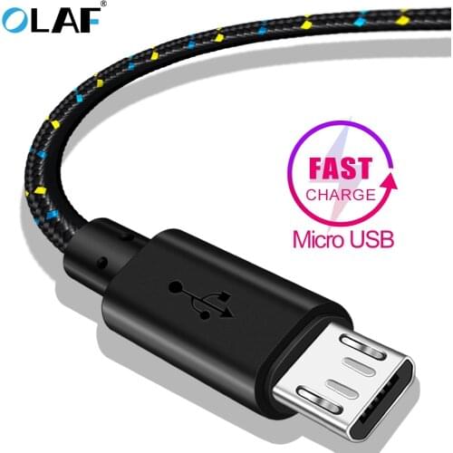 OLAF Micro USB Cable 5V 2A Fast Charging Phone Charger adapter Data Cable For Samsung Xiaomi Huawei SONY Android Charge Microusb