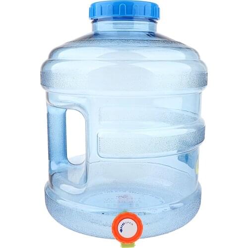 Reusable 11.3L Water Buckle Outdoor Water Bottle with Dispensing Valve & Carry Handle