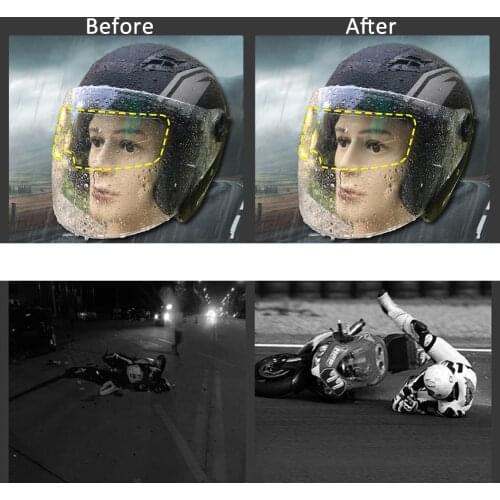 Universal Type Motorcycle Helmet Anti-rain Anti-fog Film Electric Car Half-helmet Anti-fog Lens Patch Moto Racing Accessories