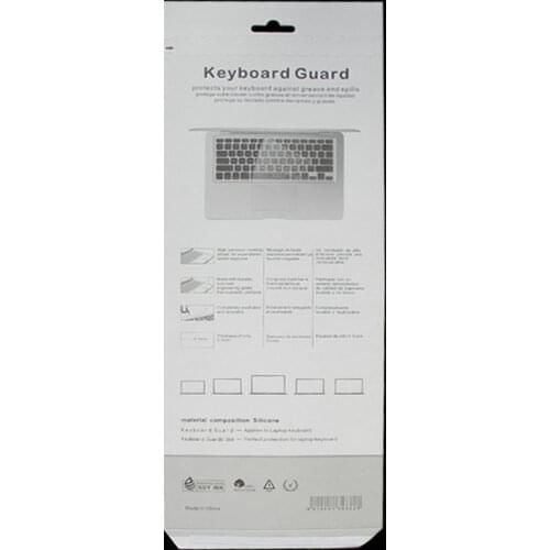 New Arrive With Package US Rainbow Series Silicone Laptop Keyboard Film For Macbook Air Pro Retina 13 15 17 MEAFO