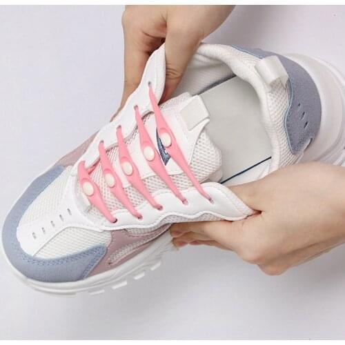 New 2nd Arch Silicone Shoelaces Elastic Laces Sneakers No Tie Shoelace For Men Women Child Shoe Laces Rubber Lace Zapatillas