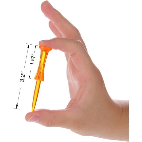 Golf Tees Unbreakable Step Down Plastic Mixed or Same Height Value 100 Count