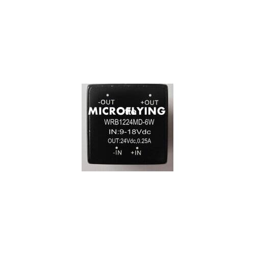 2pcs step up module dc 12V 24V 0.25A WRB1224MD-6W isolated boost dcdc converter