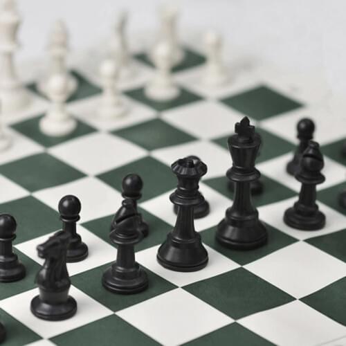 Professional Chess Set Luxury 95mm Portable Chess Pieces Board Game Backgammon Tournament Checkers Travel Family Scacchiera