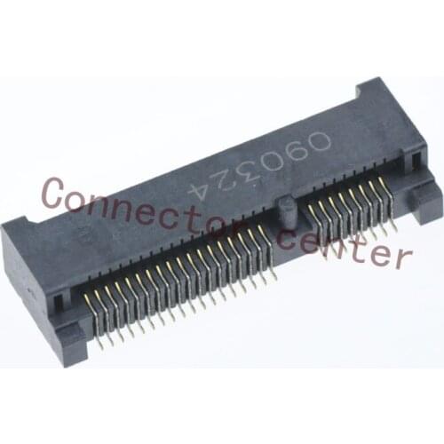Minipcie Connector For Molex 0.8mm Pitch 52Pin Height 5.7mm Surface mount Minipci-E