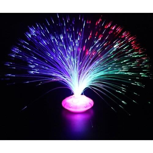 Glow In The Dark New Kids Toy 1PCS Color Optical Fiber Yarn Glowing Toys Flash LED Lights Stars Shine In The Dark Toys Child E