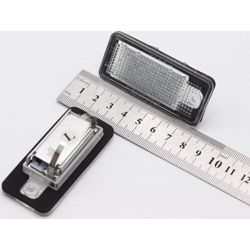 Canbus Led License Plate Light Number Plate Lamp For Audi A3 A4 S4 RS4 B6 B7 A6 RS6 S6 C6 A5 S5 2D Cabrio Q7 A8 S8 RS4 Avant
