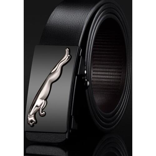 WilliamPOLO high-end brand mens metal automatic buckle belt mens casual business belt 18291-93p