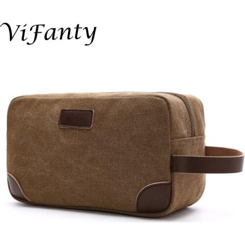 Women Mens Travel Toiletry Organizer Bag Canvas Shaving Dopp Kit Shaving Bag Toiletry