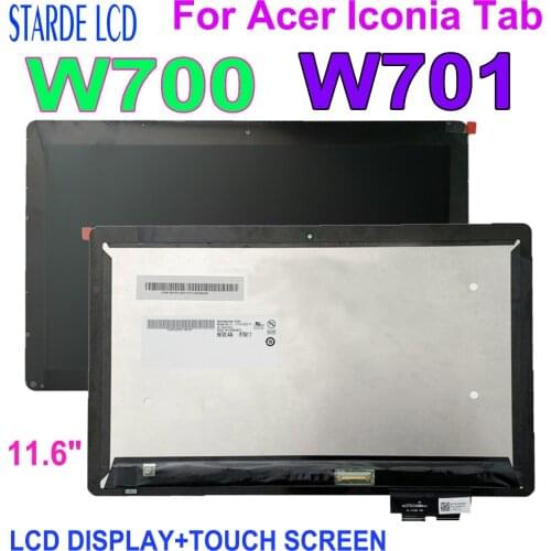 11.6" For Acer Iconia Tab W700 W701 LCD Display Touch Screen Panel Digitizer Glass Assembly for Acer Iconia Tab W700 LCD
