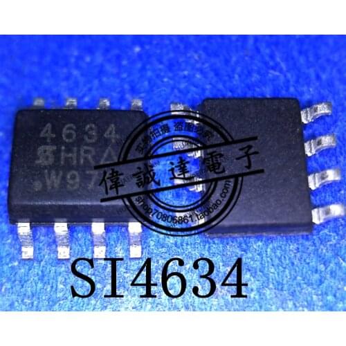 1Pieces New Original SI4634DY-T1-E3 SI4634 4634 SOP8 In Stock Real Picture
