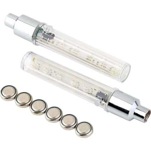 2pcs 5 LED Bike Bicycle Wheel Tire Valve Cap Spoke Neon Light Lamp Accessories 5 LED Flash Light Sense Lamp Drop Shipping