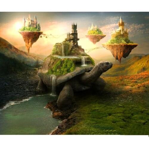 5D DIY Diamond painting Animal Turtle Full Round Diamond mosaic Full Square Diamond embroidery Cross stitch tortoise WG1446