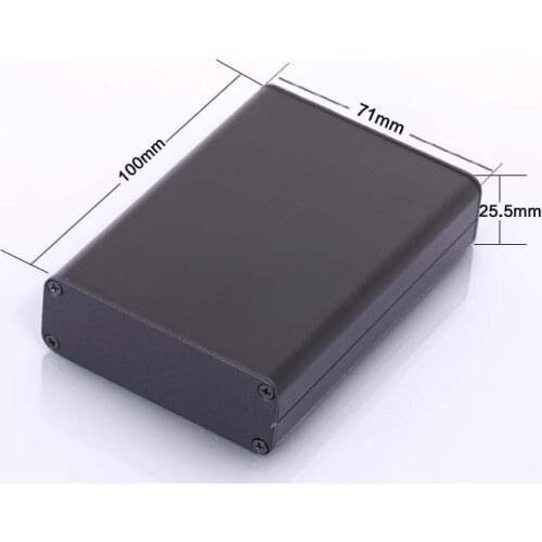 Aluminum enclosure electric box case Video communication shell 71(2.79")X25.5(1")X100(3.94")mm DIY