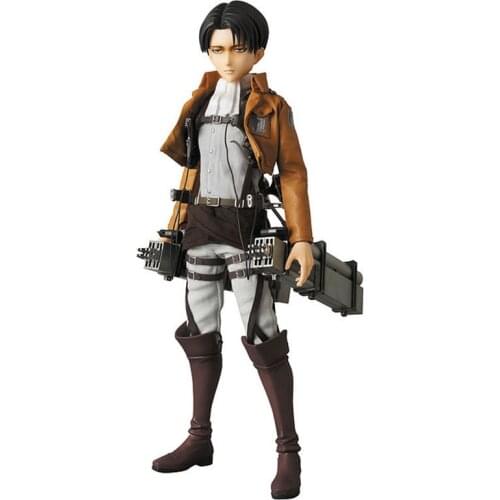 Anime Attack on Titan Levi Ackerman Figma 213 Rivaille Ackerman PVC Action Figure Collectible Model Kids Toys Doll Gifts 6"15cm