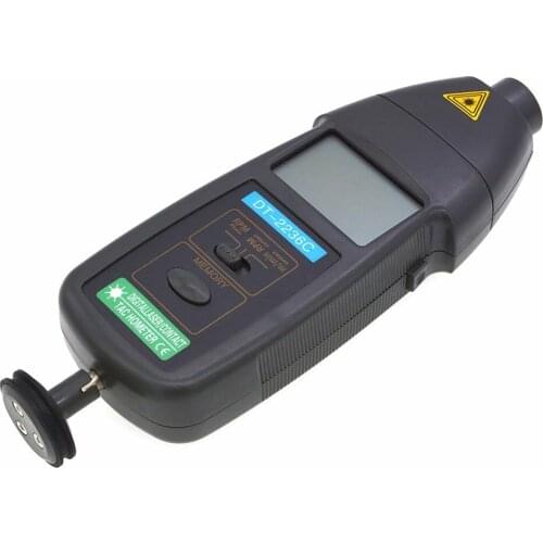 Digital Tachometer Rotational Speed Meter Contact Motor RPM Meter Tach Tools Non Contact photoelectric speedometer DT2236C