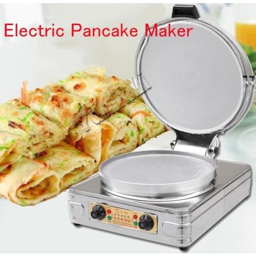 Electric Pancake Maker Round Pancake Skillet Commerical/Household Pancake Cooker Double-sided Pancake Heater DY-20
