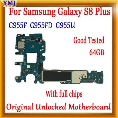 EU Version For Samsung Galaxy S8 G950F G950FD G950U G955F G955FD G955U Motherboard Original Unlocked with full chips Logic Board