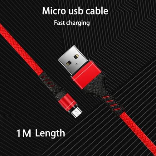 Micro usb cable for huawei samsung type c fast charger cable for oppo xiaomi 1m quick usb cable for oneplus huawei p30 mate20