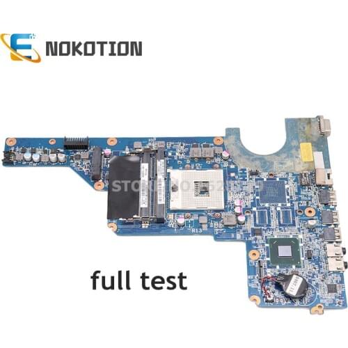 NOKOTION 636373-001 DA0R13MB6E0 Mainboard for HP Pavilion G4 G6 G7 laptop motherboard HM65 HD GMA DDR3 works