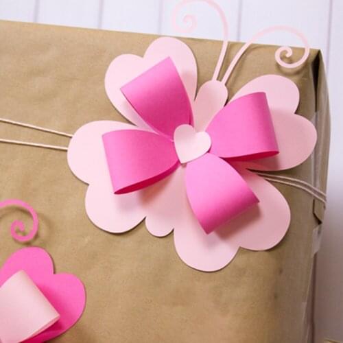 MISS VINTAGE Bow Flower Metal Cutting Dies Stencils for DIY Scrapbooking Decorative Embossing DIY Paper Cards