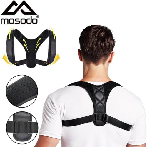 Mosodo Jacket Body Protector Posture Corrector Adjustable Belt Back Brace Universally Fitted Shape Body Vest