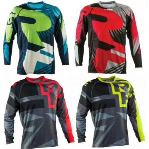 2021 NEW Downhill Jersey Motocross Mtb Dh Men DH MX Clothing MTB Shirt Mountain Bike Riding Top Long Jersey