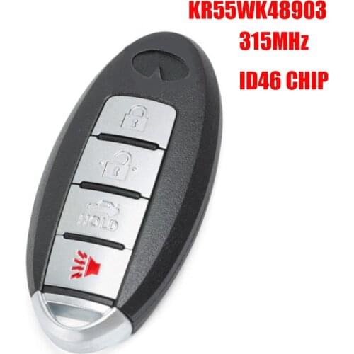 New Smart Remote Key Fob 3 Button 433MHZ with 47 Chip for Infiniti JX35/QX60