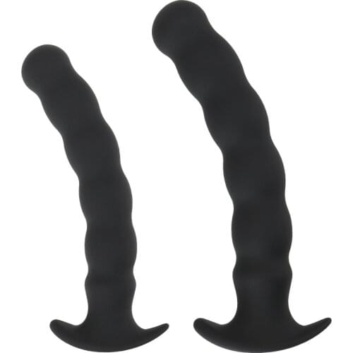 OLO Sex Toys for Women Men Prostate Massager Soft Silicone Anal Plug G-spot Massager Sex Products Butt Plug Dildo S/L
