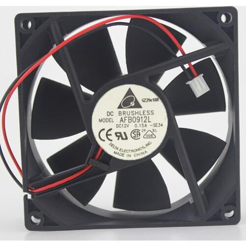 Original 9025 9225 AFB0912L DC12V 0.15A axial chassis power supply cooling fan