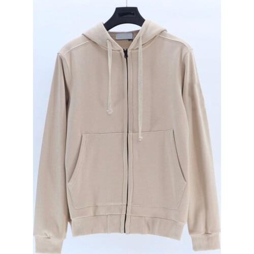 Fall Mens Cardigan Tooling Style Hooded Sweater