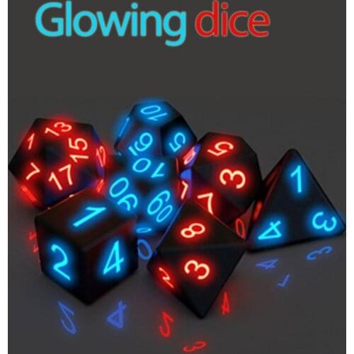 Outdoor Party Party Vibration Luminous Dice Set Board Game Electronic Dice Electronic Dice Entertainment Digital Dice 2021