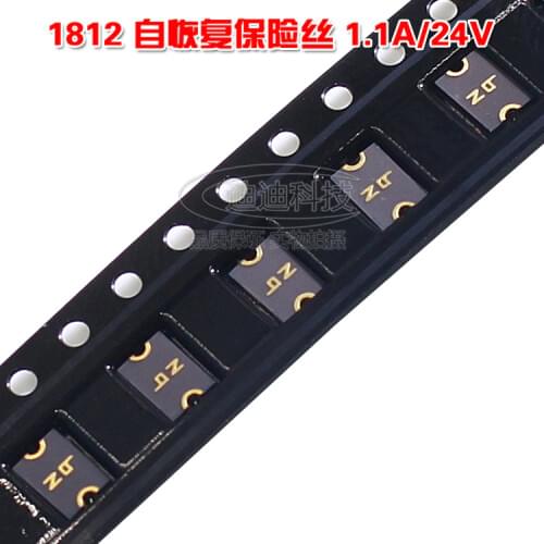 1812 1.1A 24V patch self-recovery fuse MSMF110 24X-2 fuse SMD