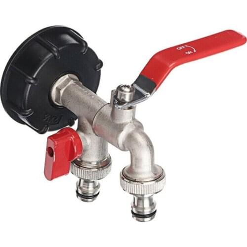 Durable IBC Tank Tap Adapter S60x6 Coarse Thread Garden Quick Connect Faucet With 1/2 Brass Outlet Tap Valve Fitting