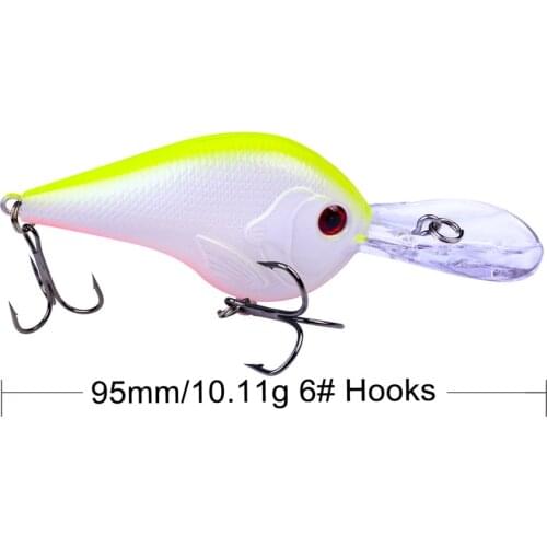 1PCS 9.5CM 11G Lifelike Crankbait Fishing Lure Hook Tackle Fishing Wobbler Minnow Artificial Japan Hard Bait Swimbait