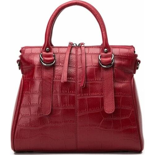 Women Luxury Handbags Women Bags Designer Crossbody Bags Female Crocodile Leather Handbag Ladies Shoulder Bag Tote Retro Handbag