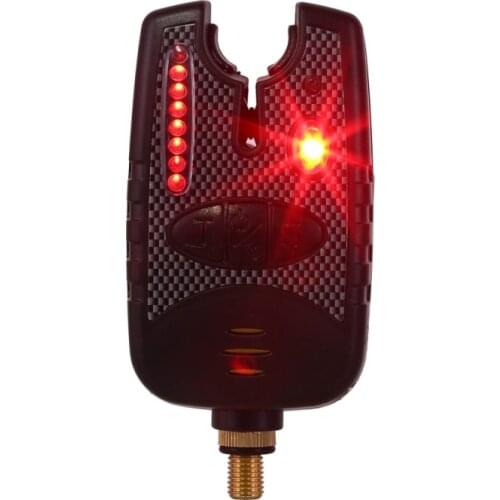 Hot EU Style 8 LEDs Fishing Alarm Water Resistant Adjustable Tone Volume Sensitivity Sound Alert Electronic For Carp Fishing