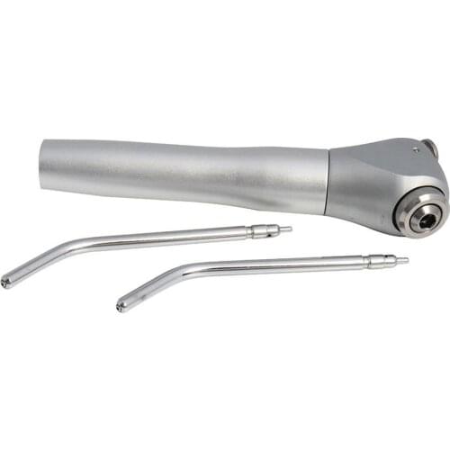 Dental Syringe Triple Air Water Syringe with Two Nozzles Tips 3 Way Syringe Tube for Dental Unit Chair