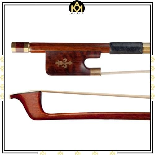 Advanced 4/4 Cello Bow Snakewood Bow Round Stick AAA Grade White Horsehair Durable Use