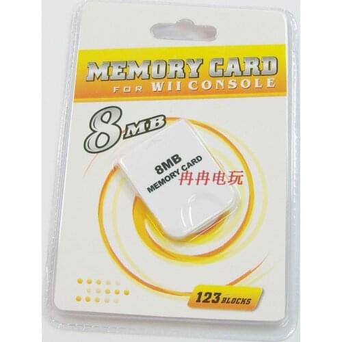 10PCS 8mb High Quality for Wii Memory Storage Card Saver 8MB For Nintend For Wii For wii memoria Xmas Gifts
