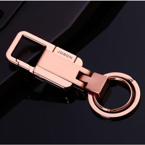 2018 Popular Gold Silver Black Colors Keychain Metal Car Keychain Men And Women High-End Gifts