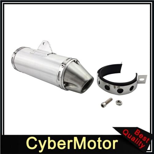 38mm Exhaust Muffler T4 Style For 125cc 140cc 150cc 160cc 190cc CRF50 KLX110 Pit Dirt Bike