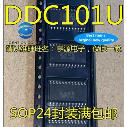 5PCS DDC101 DDC101U SOP24 ADC analog to digital integrated circuit/IC of ADC in stock 100% new and original