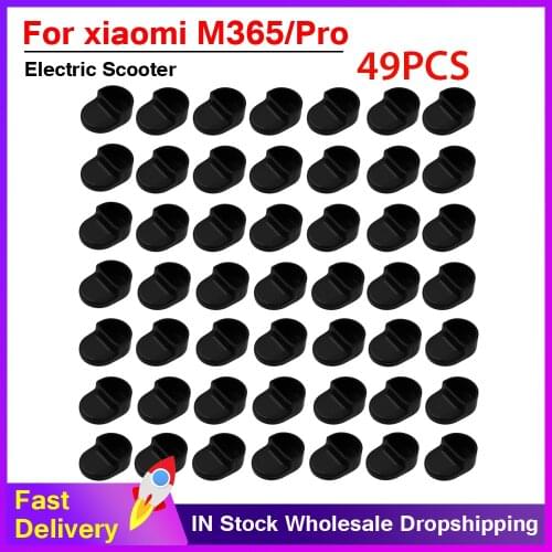 49PCS Applicable for Xiaomi M365 pro pro2 Electric Scooter Accessories Rear Fender Hook After Pedal Fender Shield Silicone Cover