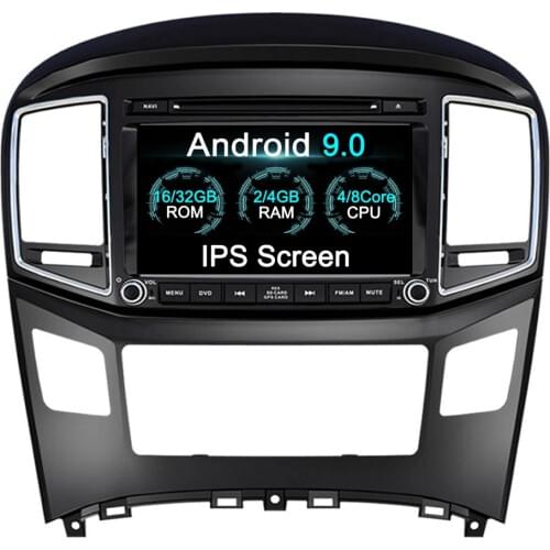 Android 9.0 4GB+32GB + 8Core Car DVD Player GPS map RDS Radio wifi Bluetooth 4.0 For HYUNDAI H1 Grand Starex 2016 2017 2018 unit