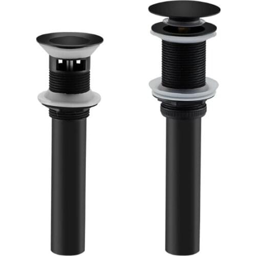 Free shipping brass material blacken finished pop-up sink drain bathroom faucet accessories