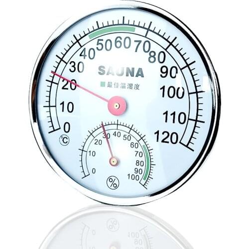 Digital Indoor Green Hygrometer Portable Wall Hanging Weather Thermometer Barometer Hygrometer Home Decor