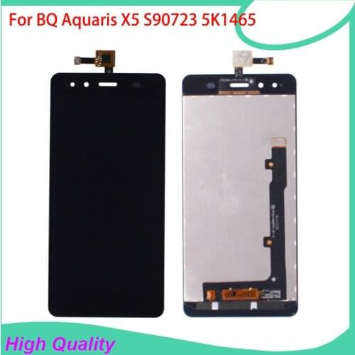 For BQ Aquaris X5 FPC 5K1465 Lcd Display+Touch Screen Digitizer Assembly 100%Guarantee Mobile Phone LCDs with free tools
