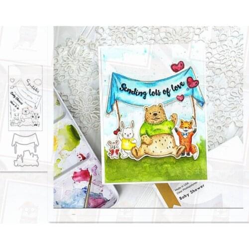 Metal Cutting Dies and Stamps Scrapbook Craft Die Cut Stencil Card Making Mould Sheet Decor Template Stamps And Dies New Arrival