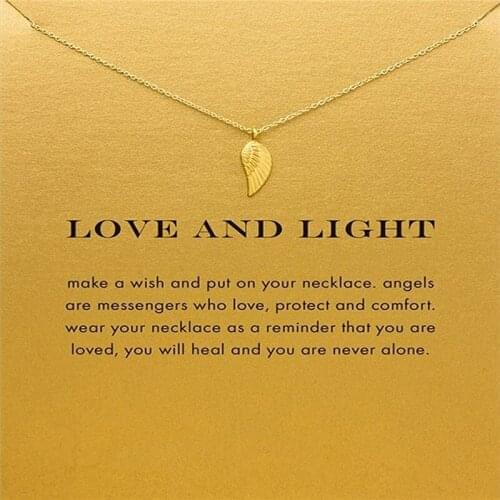 Trendy Simple Angel Wing Choker Necklace For Women Gold Color Collar Collier femme Statement jewelry Valentines Day Gifts